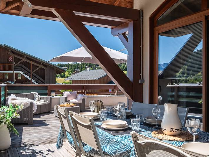 Chalet pour 13 personnes, avec terrasse et piscine à Les Saisies - 2