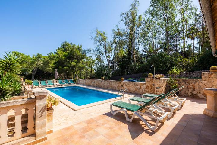"Villa es Turo de França" with Mountain View, Pool & Wi-Fi in s'Horta, Felanitx