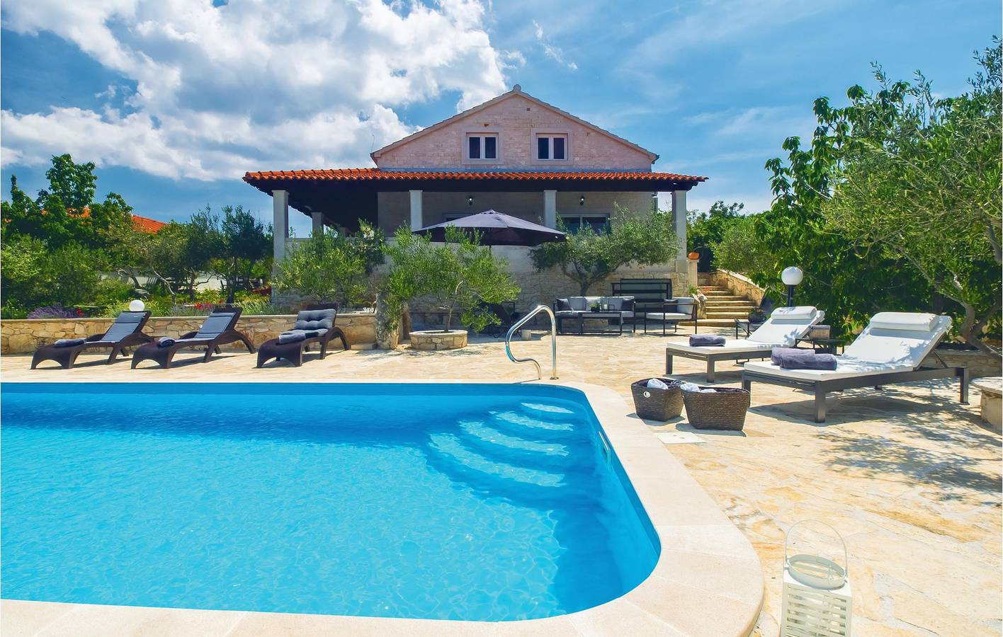 Casa de vacaciones para 10 personas con terraza in Supetar, Brac