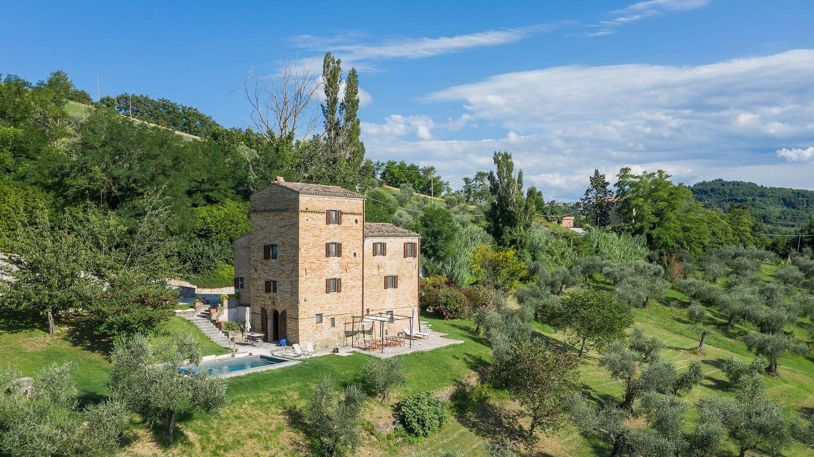 Villa für 8 Personen mit Garten in Saludecio, Rimini Provinz