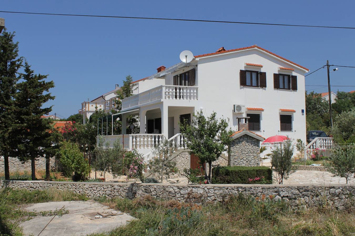 Cijeli apartman, Dvosobni apartman s terasom i pogledom na more Novalja (Pag) A-6524-a in Novalja, Otok Pag