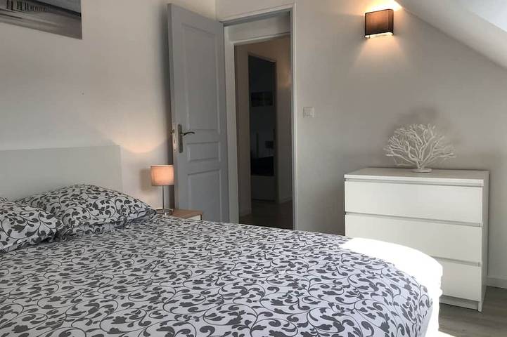 Appartement entier, 7* La Cabine Houlgataise Duplex 2 chambres in Houlgate, Région de Lisieux