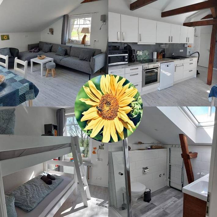 Bauernhof für 4 Personen, mit Terrasse und Garten sowie Ausblick