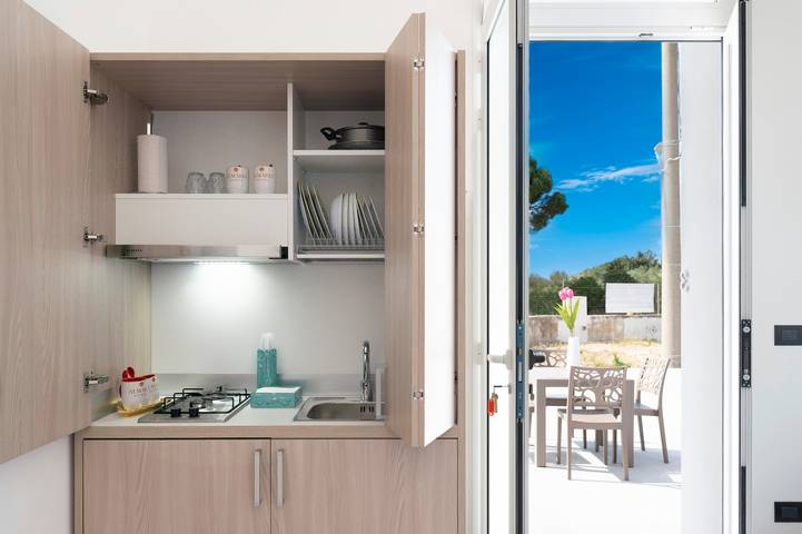 Monolocale Luce in Torre Lapillo – Wi-Fi, Air Conditioning, Garden in Boncore, Gulf of Taranto