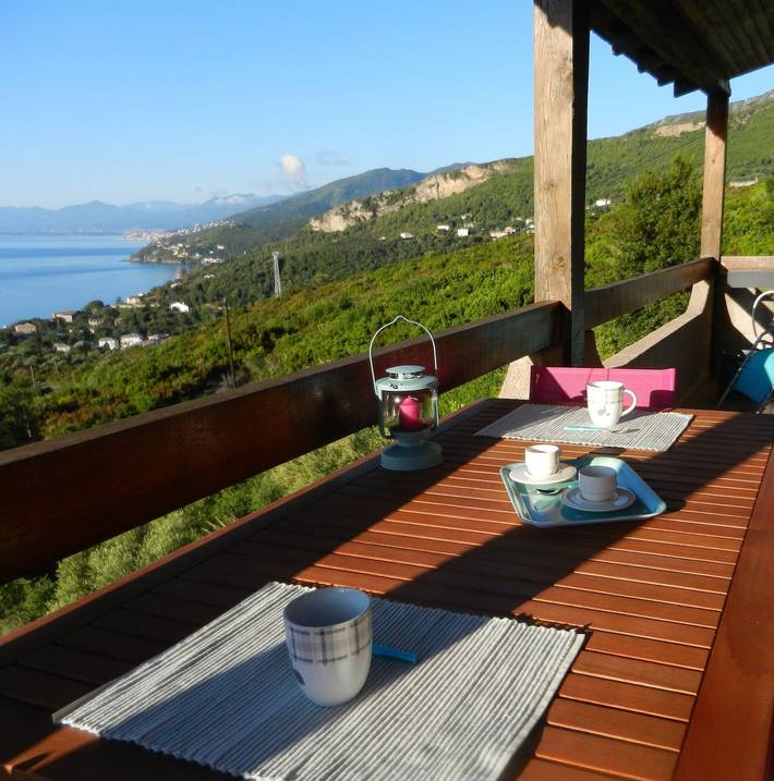 Maison de vacances pour 6 personnes, avec terrasse, adapté aux familles dans Cap Corse