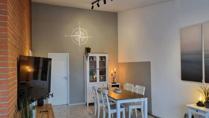 Ferienhaus mit Meerblick für 4 Personen, mit Terrasse und Garten in Ostfriesland