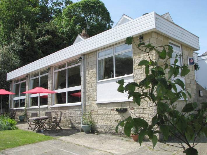 B&b for 2 people, with Terrace and Garden as well as View on the Isle of Wight