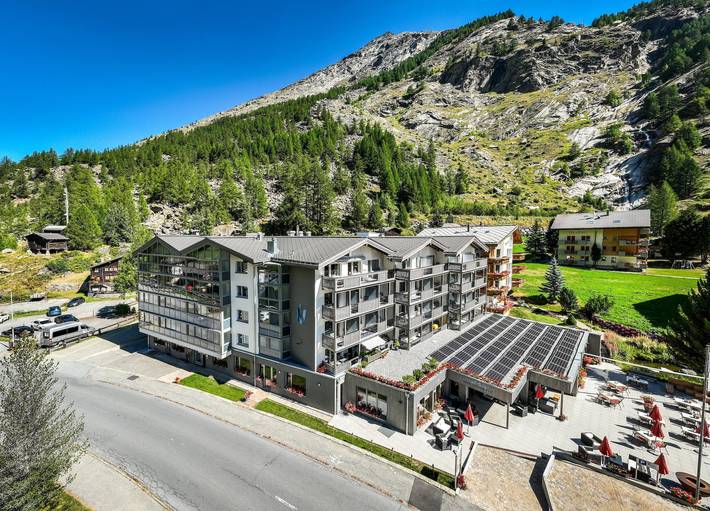 Hotel für 6 Personen, mit Sauna und Whirlpool sowie Garten, kinderfreundlich in Saas-Almagell