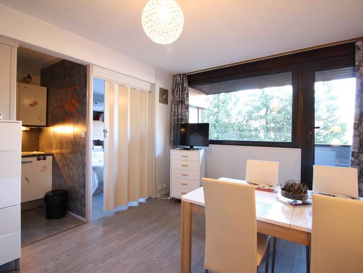 Ganze Wohnung, Mont-Dore: T2 Wohnung mit Balkon und WiFi in Mont-Dore, Regionaler Naturpark Volcans d'Auvergne