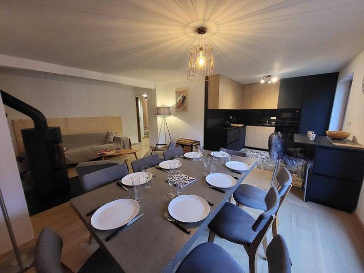 Maison de vacances pour 9 personnes, avec balcon et vue à Le Monêtier-les-Bains
