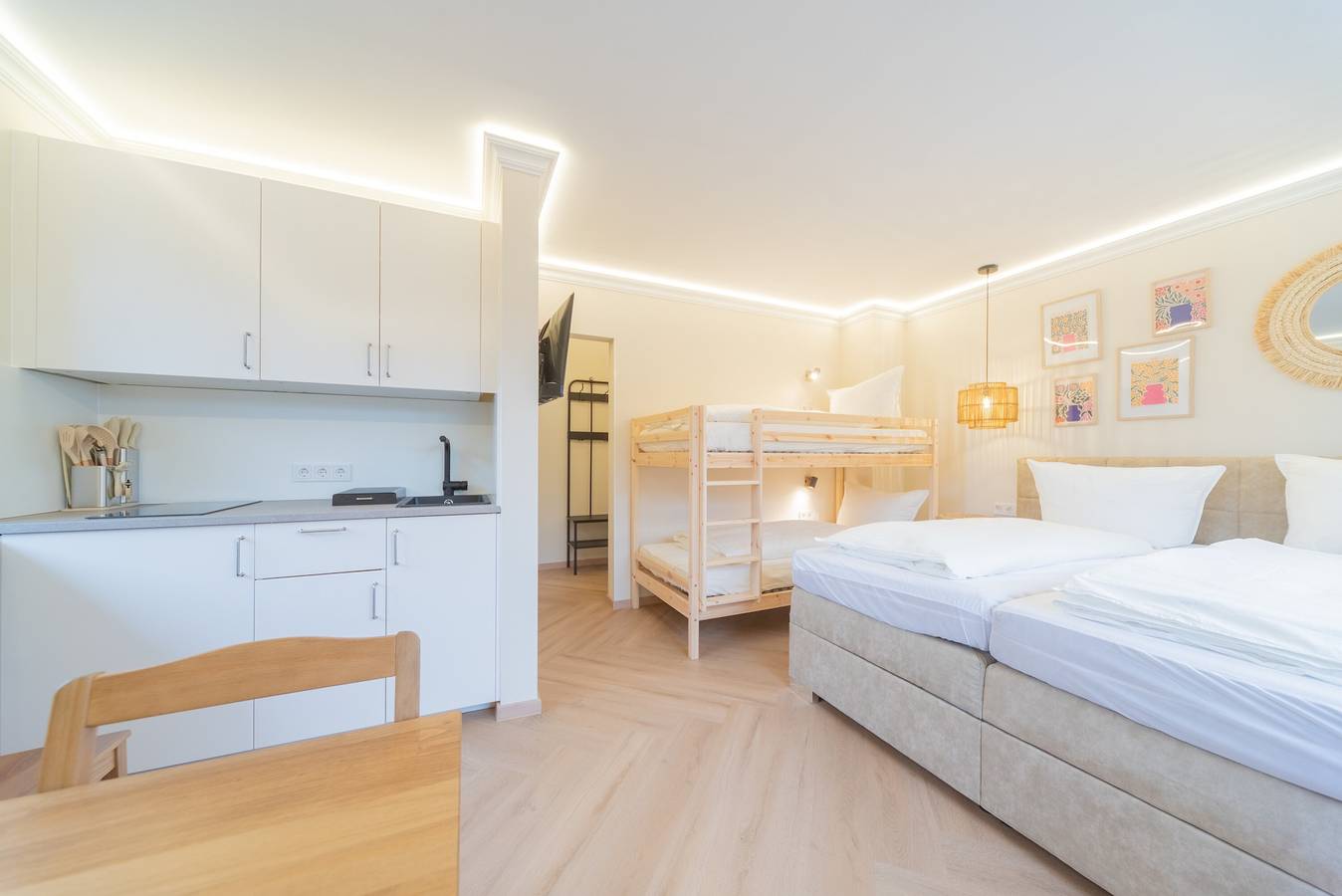 Ganze Wohnung, Apartment „Zuhause am Kurgarten“ mit Bergblick und Wlan in Bad Reichenhall, Berchtesgadener Alpen