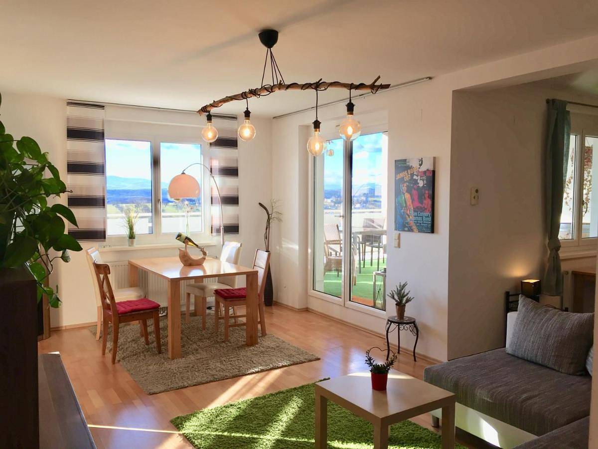 Ganze Wohnung, Apartment Panoramablick mit Infrarotkabine auf der großen Terrasse und traumhaften Ausblick in Südburgenland
