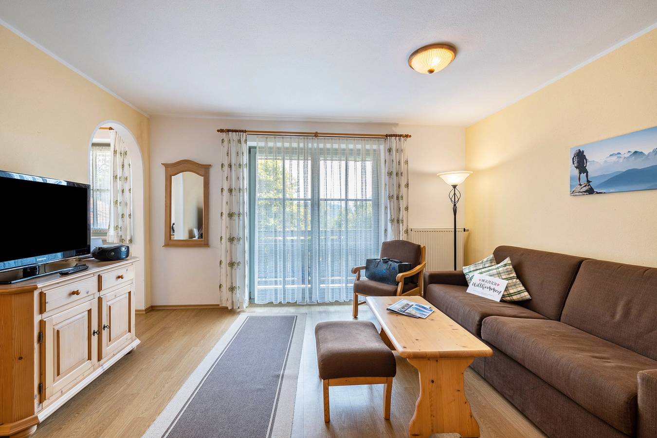Ganze Wohnung, Apartment 'Brünnstein- Nr 61' mit Bergblick, Gemeinschaftspool und Sauna in Oberaudorf, Bayerische Alpen