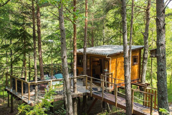 Cabane dans les arbres pour 2 personnes, avec jardin dans Parc naturel régional du Verdon - 2