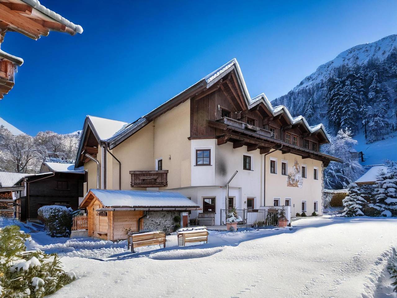 Ganze Wohnung, Schönes Apartment mit Sauna und Schwedenofen in Huben, Längenfeld
