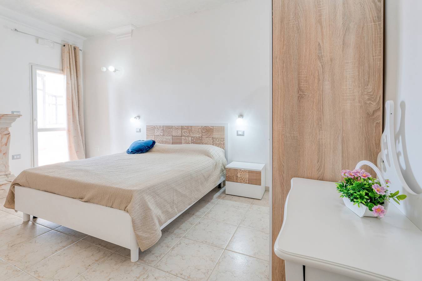 Zimmer 'Blu Dea - 1' mit gemeinsamer Terrasse, Wlan und Klimaanlage in Torre Lapillo, Golf von Tarent