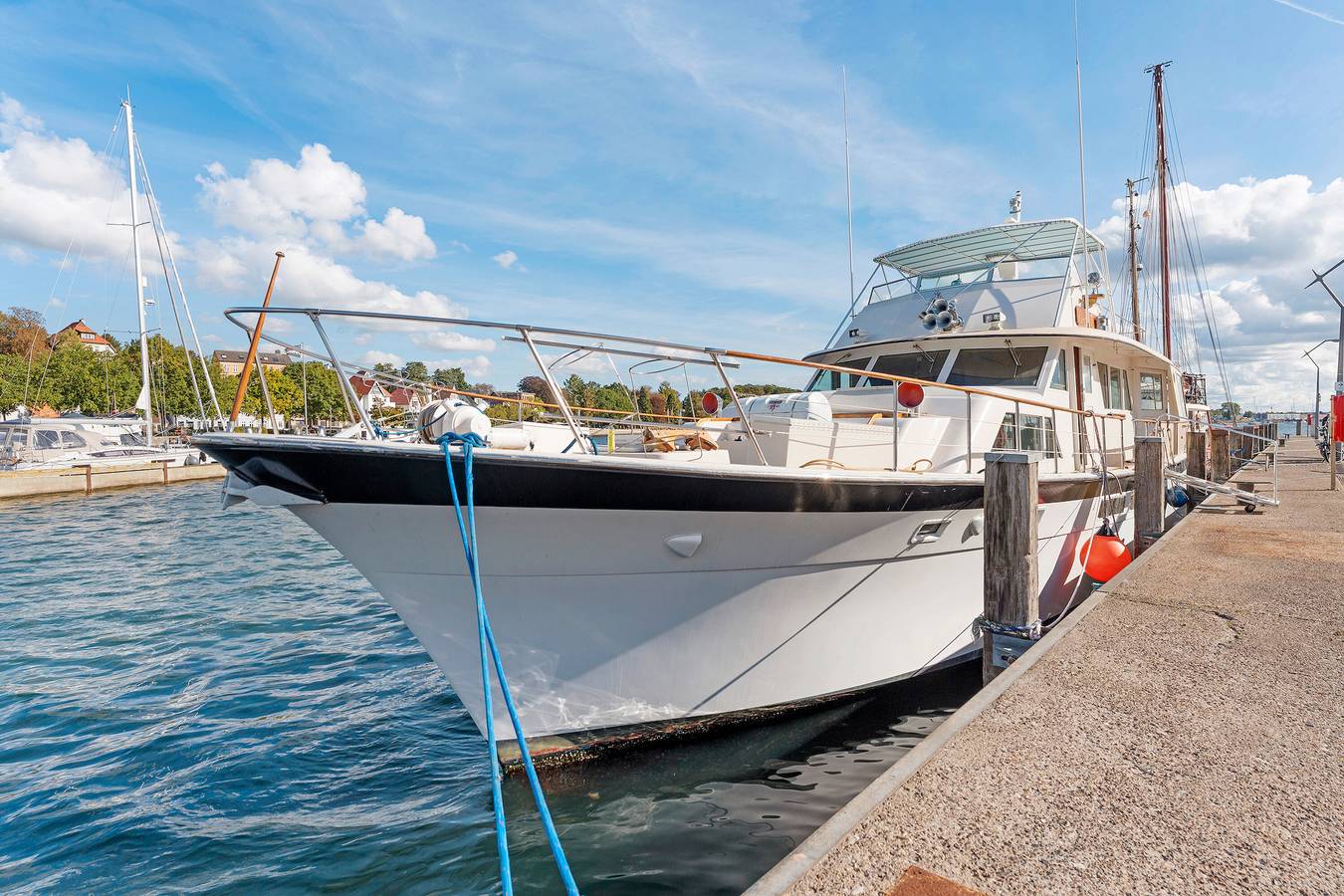 Boot 'Ocean Motion' mit Meerblick, privater Terrasse und Wlan in Eckernförde, Rendsburg-Eckernförde