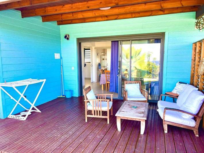 Gîte pour 4 personnes, avec terrasse ainsi que jacuzzi et piscine à Manapy les Bains - 4