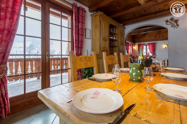 Gîte pour 10 personnes, avec terrasse à Flumet - 4