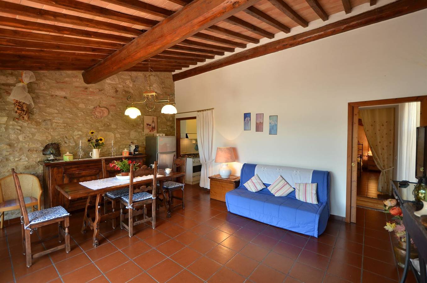 Appartamento intero, Appartamento vacanze per 2 persone con giardino in Colle di Val d'Elsa, Siena e dintorni