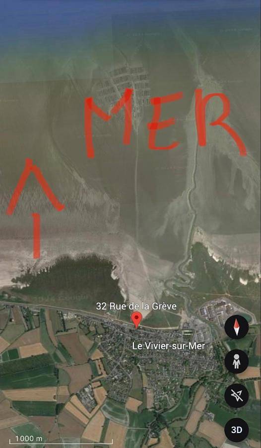 Location de vacances pour 8 personnes, avec terrasse et jardin à Le Vivier-sur-Mer - 3