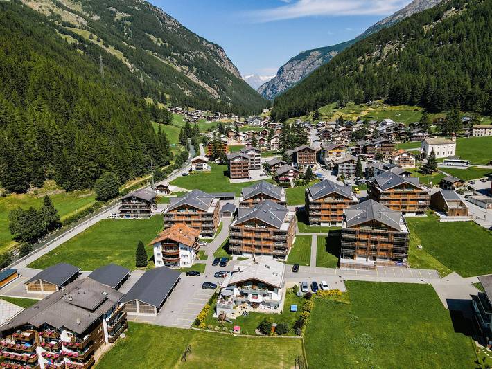 Ferienwohnung für 4 Personen, mit Balkon in Saas-Grund - 3