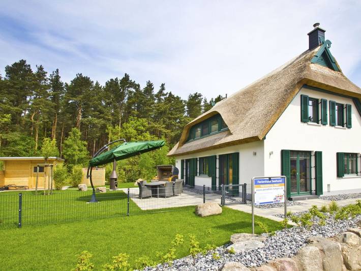 Ferienhaus für 8 Personen, mit Terrasse und Garten sowie Sauna