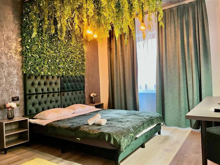 Appart’hôtel pour 3 personnes, avec jardin