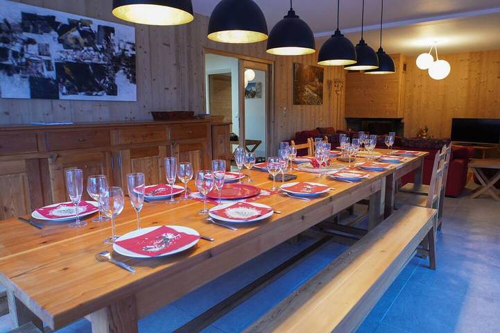 Chalet pour 16 personnes, avec jardin et jacuzzi dans Serre Chevalier