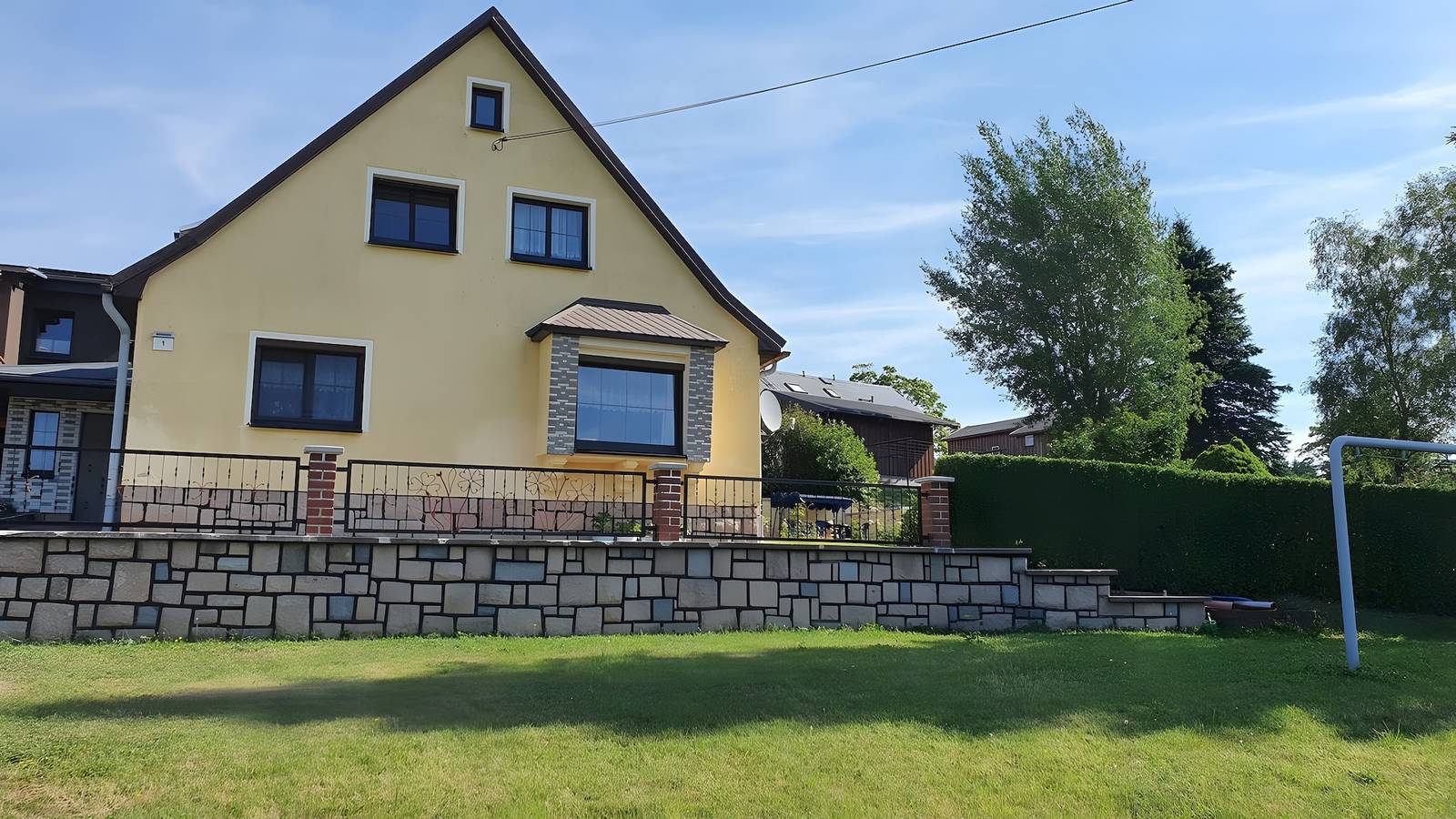 Ferienhaus für 5 Personen, 80 m², mit Bergblick, privatem Garten und Wlan in Muldenhammer, Chemnitz und Umgebung