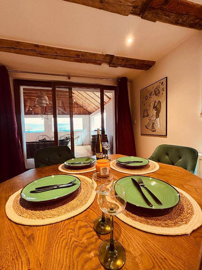 Gîte pour 5 personnes, avec jardin et vue, animaux acceptés à Gueberschwihr - 4