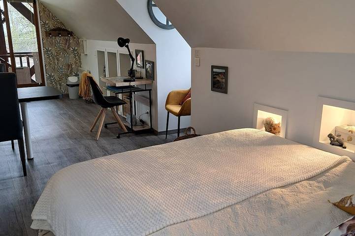 Gîte pour 2 personnes, avec jardin et piscine, animaux acceptés à Saint-Quentin-la-Motte-Croix-au-Bailly - 4