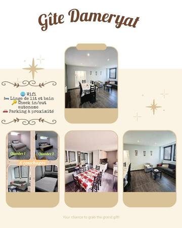 Gîte pour 6 personnes à Damery