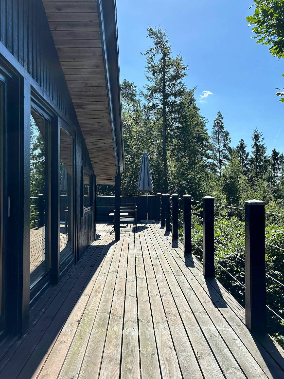 Waldhütte mit Blick auf den Bryrup Langsø in Bryrup, Silkeborg