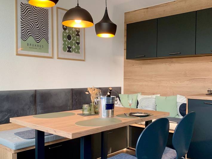 Ferienwohnung für 2 Personen, mit Balkon und Terrasse sowie Garten und Ausblick in Lehrensteinsfeld - 2