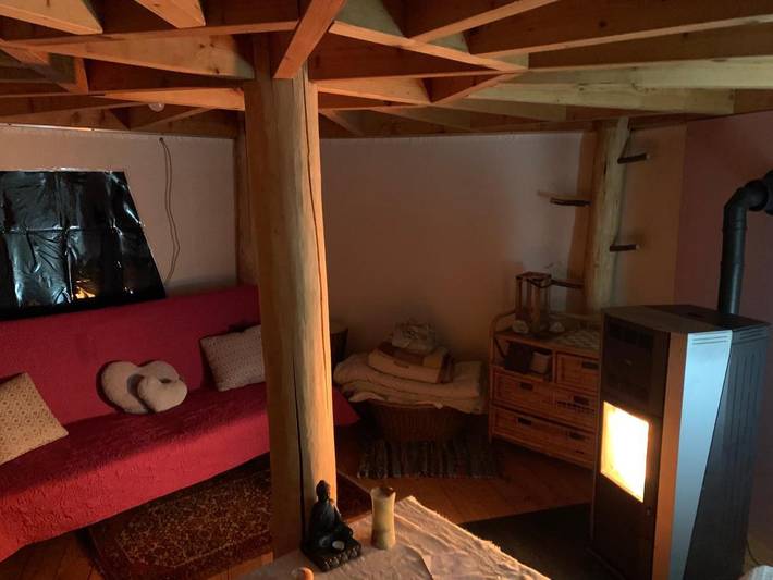 Tente pour 8 personnes, avec terrasse ainsi que vue et jardin dans les Vosges - 3