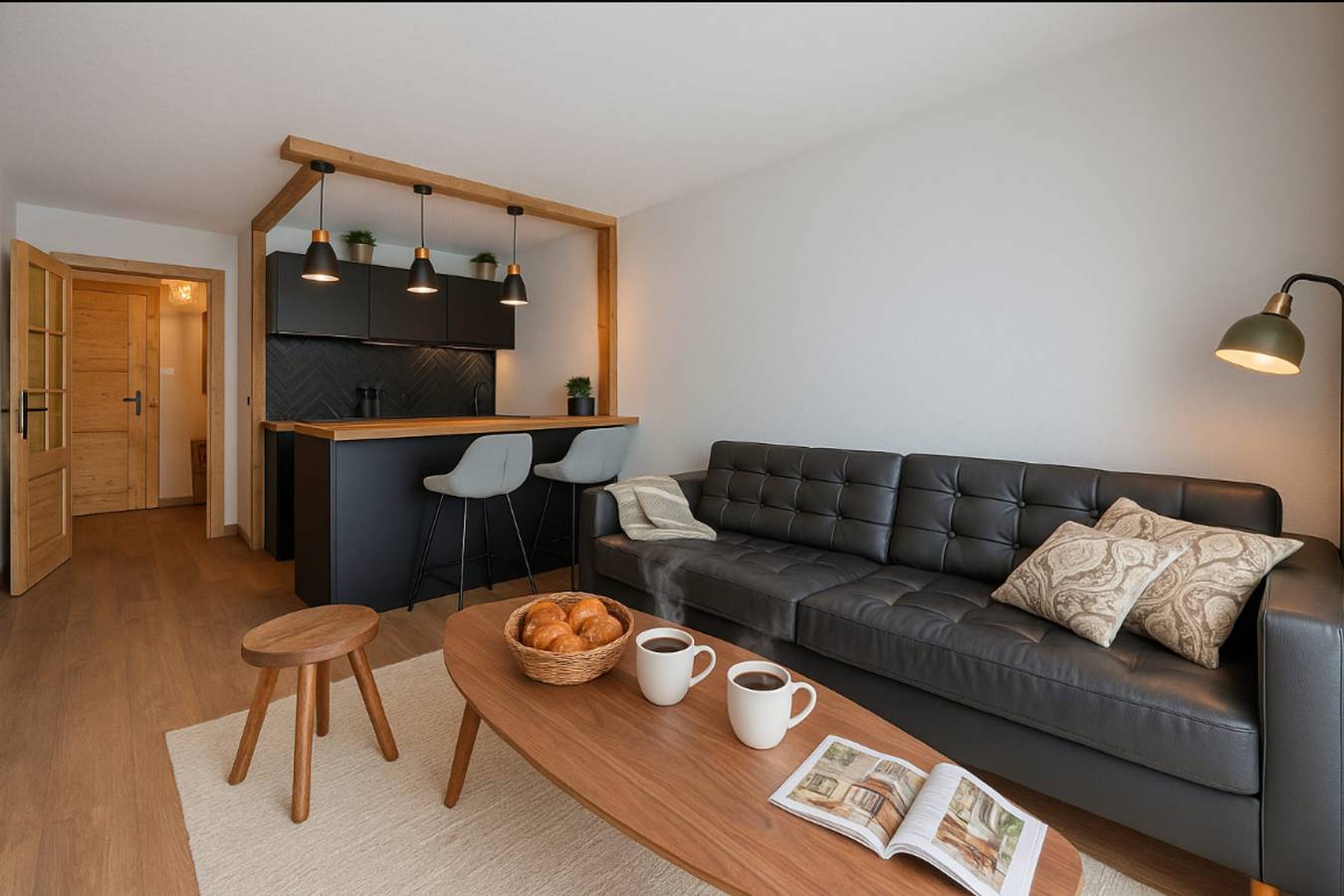 Estudio entero, Cosy nest with balcony in the middle of Argentière in Argentière, Chamonix-Mont-Blanc