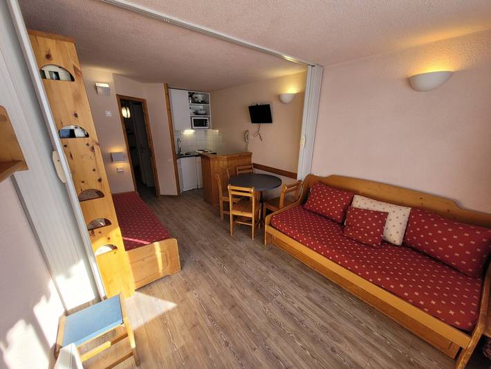 Studio pour 4 personnes, avec balcon