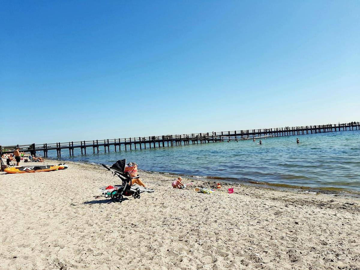 Trelleborg Strand in Trelleborg, Zweedse Oostzee