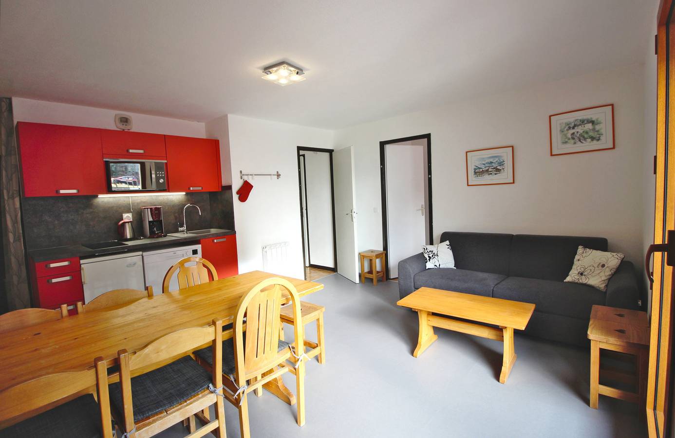 Entire holiday apartment, Beautiful and spacious flat with montagne view  (Cb65-Cb66) in Valfréjus, Modane