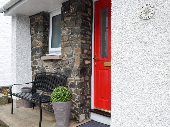 Log cabin for 2 people, with Garden in Portpatrick