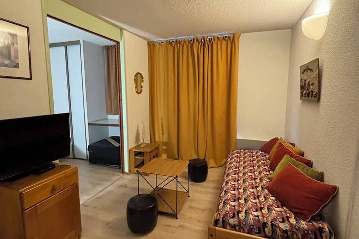 Apartamento entero, Christiania jolie 2 habitaciones al pie de las pistas 4 personas in Huez, Parque Nacional de los Ecrins