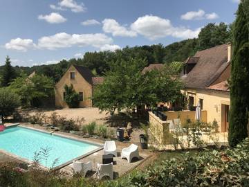 Cottage pour 2 personnes, avec piscine et jardin à Sarlat-la-Canéda