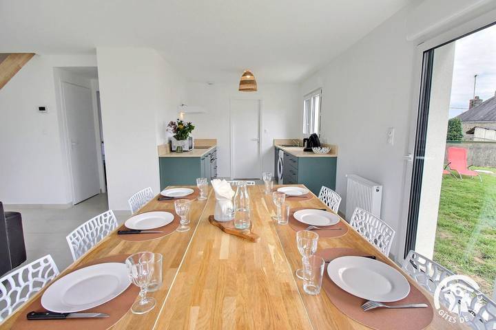 Gîte pour 8 personnes, avec Jardin à Limerzel - 3