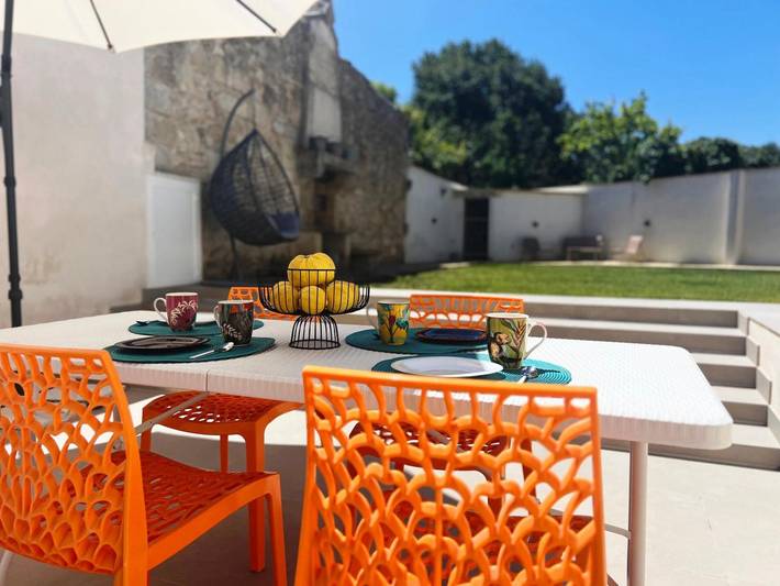 Location de vacances pour 4 personnes, avec bassin pour enfant et jardin à Martano - 2