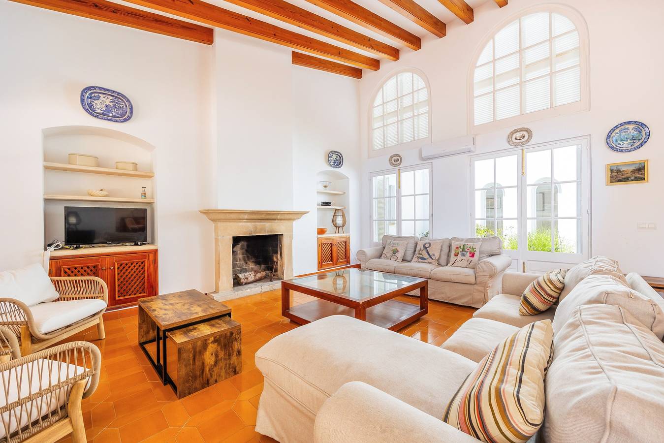 Ferienhaus 'Aladern' mit Meerblick, privater Terrasse und Wi-Fi in Font de sa Cala, Capdepera