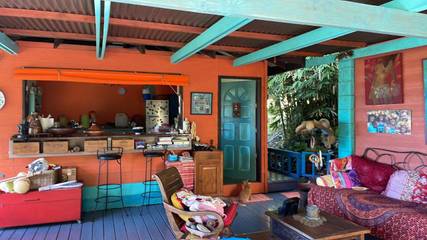 Cottage pour 2 personnes, avec jardin ainsi que vue et balcon dans Taha'a