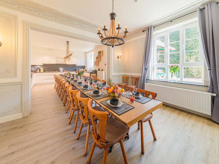 Location de vacances pour 21 personnes, avec sauna et jardin, adapté aux familles à Aywaille - 4
