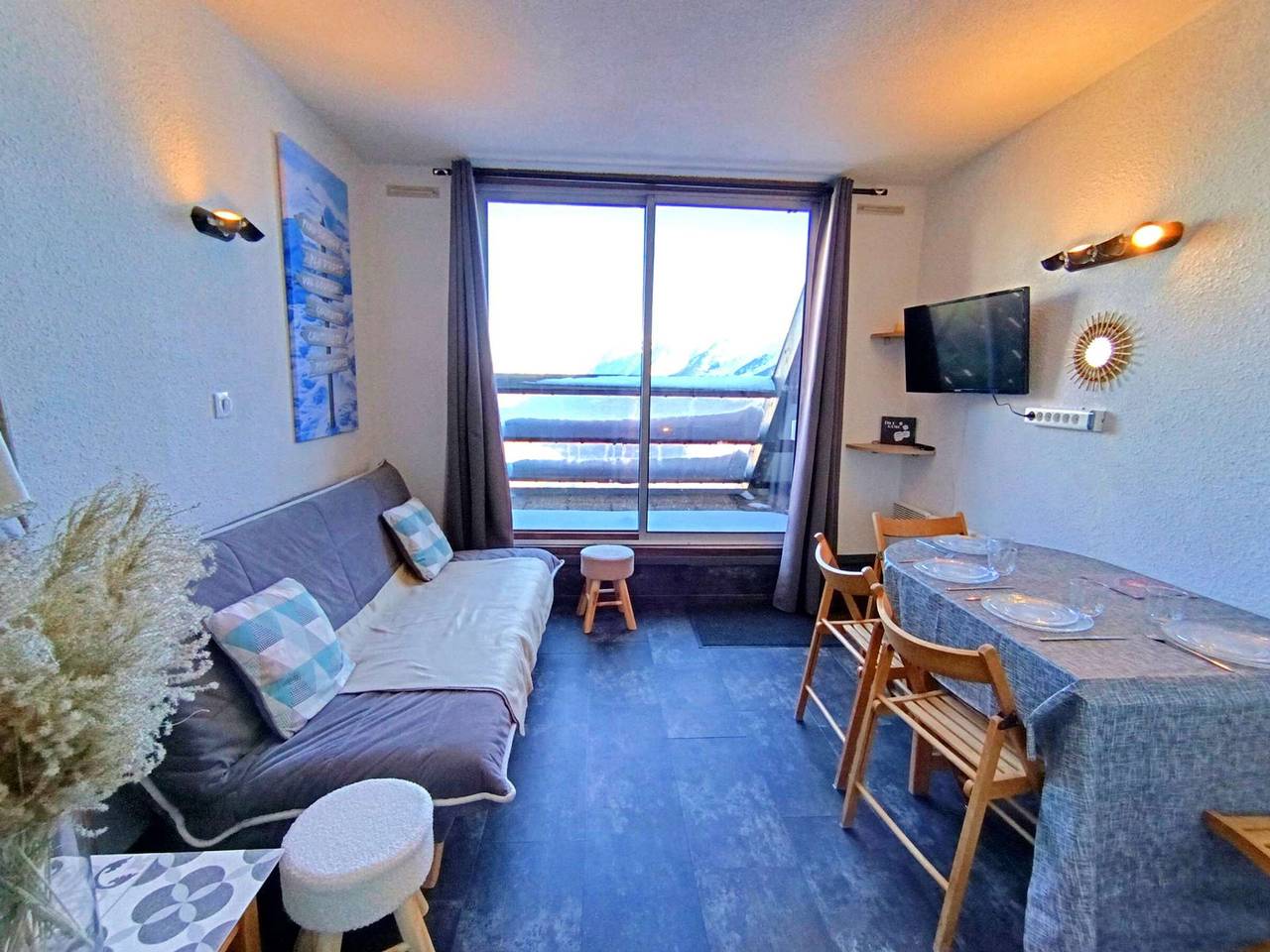 Entire studio, Studio with balcony, slope view - 4 guests in Piau-Engaly, Aragnouet