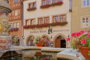 BnB für 2 Personen, mit Terrasse in Rothenburg ob der Tauber